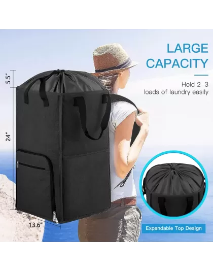 Large Capacity Clothes Basket Backpack