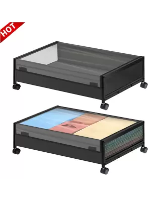 Large Underbed Organizer With Lid and Wheels