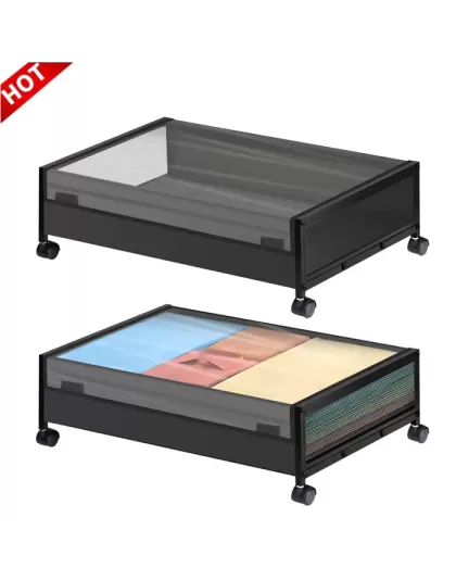 Large Underbed Organizer With Lid and Wheels