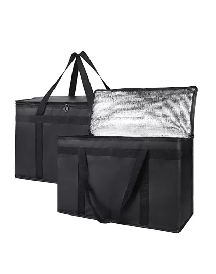 Triple-Layer Thermal Insulation Cooler Bags With Wippered Top