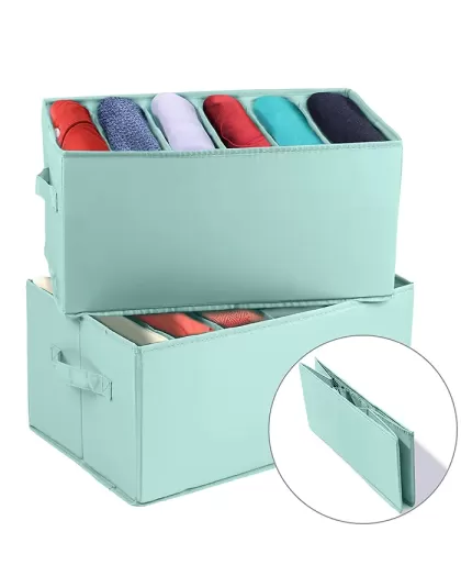 Collapsible 6 Dividers  Jeans Organizer