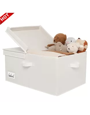 Folding Kid Toy Storage Box With Lid